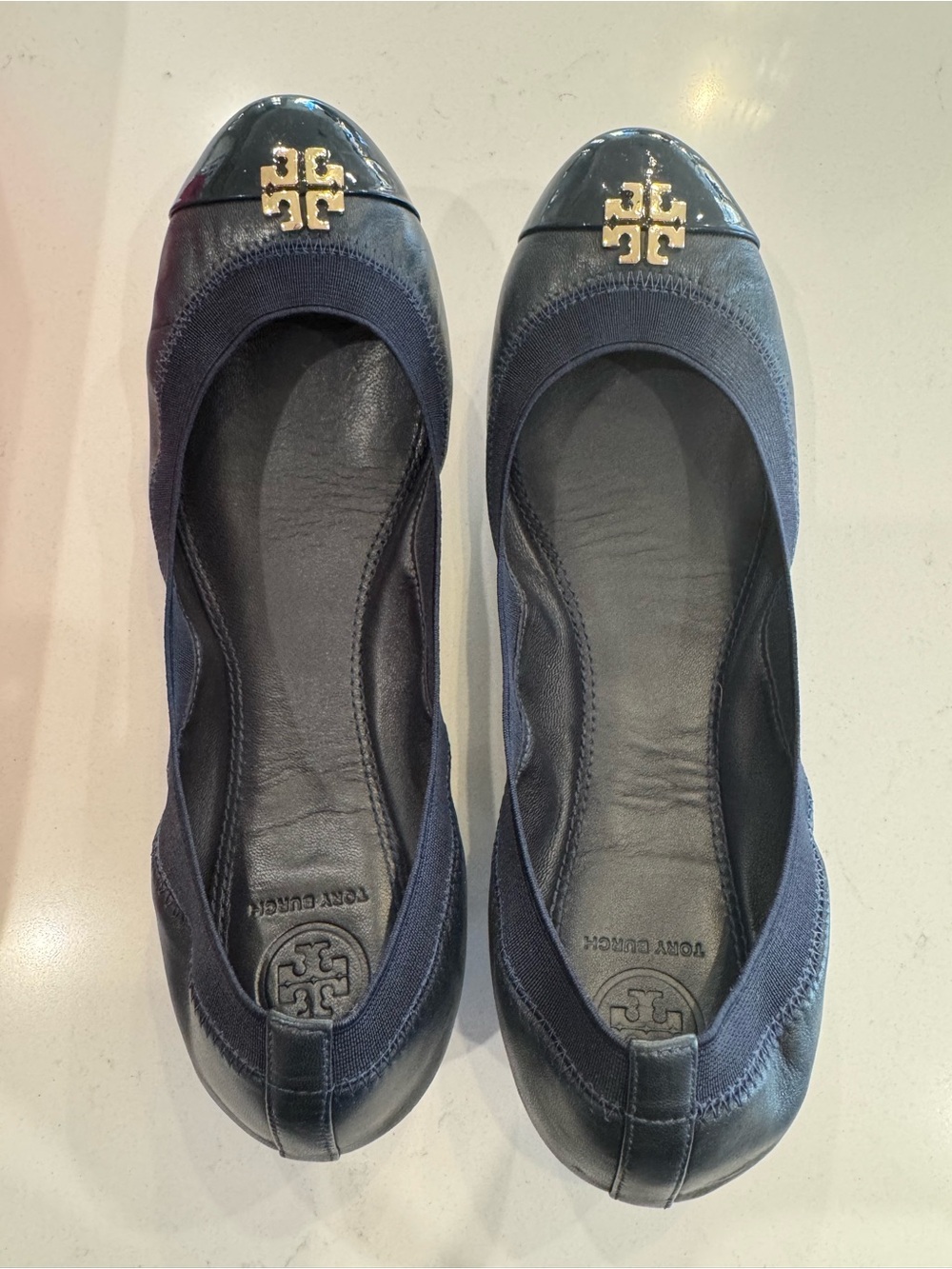 Tory Burch Jolie Ballet Flat in Perfect Navy